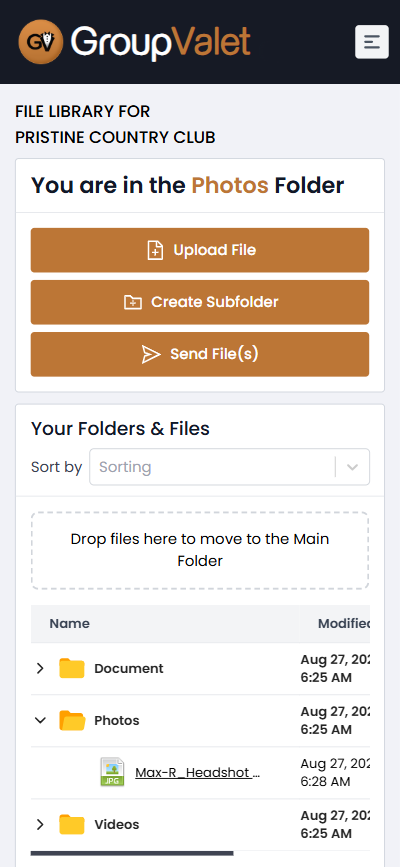 Upcoming File Library Mobile Upcoming File Library Mobile