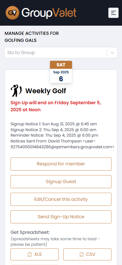 Upcoming Activities Mobile Upcoming Activities Mobile