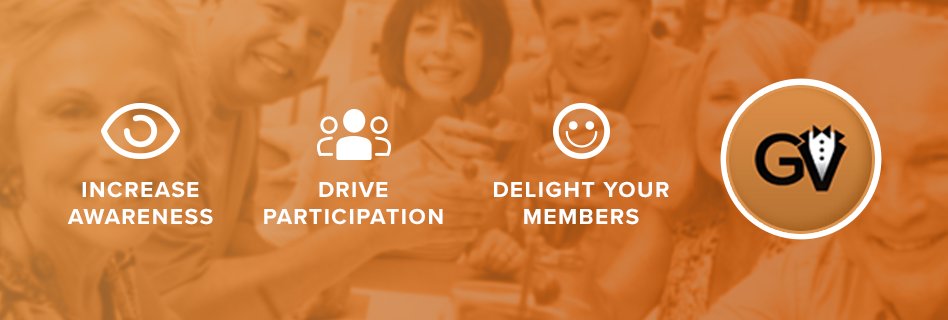 With GroupValet you can master the 3 Pillars of Member Engagement and Increase Awareness, Drive Participation and Delight Your Members With GroupValet you can master the 3 Pillars of Member Engagement and Increase Awareness, Drive Participation and Delight Your Members